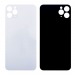 Задняя крышка для iPhone 11 Pro Max (A2218) Белый (стекло, широкий вырез под камеру, логотип)#1873836