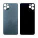 Задняя крышка для iPhone 11 Pro Max (A2218) Темно-зеленый (стекло, широкий вырез под камеру, логотип)#1870282