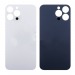 Задняя крышка для iPhone 13 Pro Max Белый (стекло, широкий вырез под камеру, логотип)#1873838