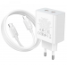 Адаптер сетевой Hoco C108A PD 2Type-C 35W + кабель Type-C/Lightning (white) (214012)#1852400