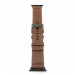 Ремешок для Apple Watch 42/44/45/49mm Кожаный широкий Темно-Коричневый#1853105