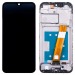 Дисплей для Samsung Galaxy A01/M01 (A015F/M015F) модуль с рамкой Черный (Широкий коннектор) - OR Ref. (SP)#1900101