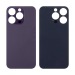 Задняя крышка для iPhone 14 Pro Темно-фиолетовый (стекло, широкий вырез под камеру, логотип)#1870374