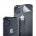 Защитная пленка на заднюю панель для iPhone 11 Pro (силикон, карбоновая)#1877306