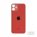 Задняя крышка для iPhone 12 mini (A2399) Красный (стекло, широкий вырез под камеру, логотип)#2150720