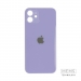 Задняя крышка для iPhone 12 (A2403) Фиолетовый (стекло, широкий вырез под камеру, логотип)#2150778