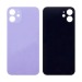 Задняя крышка для iPhone 12 Фиолетовый (стекло, широкий вырез под камеру, логотип)#1870828