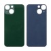 Задняя крышка для iPhone 13 mini Зеленый (стекло, широкий вырез под камеру, логотип)#1870594
