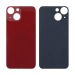 Задняя крышка для iPhone 13 mini Красный (стекло, широкий вырез под камеру, логотип)#1870597