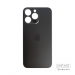Задняя крышка для iPhone 14 Pro Max (A2895) Черный (стекло, широкий вырез под камеру, логотип)#2150826
