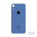 Задняя крышка для iPhone Xr (A2105) Голубой (стекло, широкий вырез под камеру, логотип)#2150735