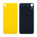 Задняя крышка для iPhone Xr Желтый (стекло, широкий вырез под камеру, логотип)#1870856