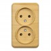 Розетка Smart Buy SBE-03lw-10-S2-N (beige) (214884)#2123113