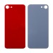 Задняя крышка для iPhone 8 Красный (стекло, широкий вырез под камеру, логотип)#1872908