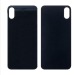 Задняя крышка для iPhone Xs Серый (стекло, широкий вырез под камеру, логотип)#1957532