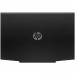 Крышка матрицы для ноутбука HP Pavilion Gaming 15-cx черная (зеленый логотип)#1857157