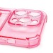 Чехол-накладка - SC300 с картхолдером для "Apple iPhone 14 Pro" (pink) (208009)#2085255