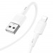 Кабель USB - Apple lightning HOCO X83 "Victory" (2.4А, 100см) белый#1858907