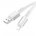 Кабель USB - Apple lightning HOCO X85 "Strength" (2.4А, 100см) белый#1858908