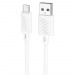 Кабель USB - Micro USB HOCO X88 "Gratified" (2.4А, 100см) белый#1858894