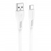 Кабель USB - Type-C Borofone BX85 "Auspicious" (3А, 100см) белый#1858818