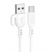 Кабель USB - Type-C Borofone BX91 "Symbol" (3А, 100см) белый#1858820