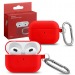 Чехол для APods 3 Hang Silicone (Red) с карабином#1859206