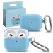 Чехол для APods 3 Hang Silicone (Sky blue) с карабином#1859207