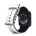 Ремешок - ApW26 Ocean Band Apple Watch 42/44/45/49 mm силикон (white/black) (214255)#2004058