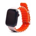 Ремешок - ApW26 Ocean Band Apple Watch 42/44/45/49 mm силикон (white/orange) (214262)#2004053