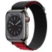 Ремешок - ApW27 Alpine Loop для "Apple Watch 38/40/41 mm" текстиль (black/bordo) (214299)#1860975