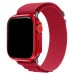Ремешок - ApW27 Alpine Loop для "Apple Watch 38/40/41 mm" текстиль (red) (214296)#2004460