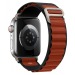 Ремешок - ApW27 Alpine Loop для "Apple Watch 42/44/45/49 mm" текстиль (black/brown) (214287)#2004465