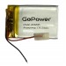 Аккумулятор Li-Pol LP232635 PK1 3.7V 130mAh (толщ.2,3мм, шир.26мм, дл.35мм) "GoPower"#1899060