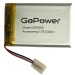 Аккумулятор Li-Pol LP233350 PK1 3.7V 310mAh (толщ.2,3мм, шир.33мм, дл.50мм) "GoPower"#1899062