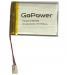 Аккумулятор Li-Pol LP304560 PK1 3.7V 700mAh (толщ.3,0мм, шир.45мм, дл.60мм) "GoPower"#1899063