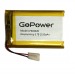 Аккумулятор Li-Pol LP603449 PK1 3.7V 1100mAh (толщ.6,0мм, шир.34мм, дл.49мм) "GoPower"#1899000