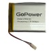 Аккумулятор Li-Pol LP954760 PK1 3.7V 3000mAh (толщ.9,5мм, шир.47мм, дл.60мм) "GoPower"#1899501