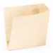 Уголок бумажный 14*14см (100шт) подпергамент бежевый без печати жиростойкий 1/100/2500шт#1861631