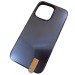 Чехол силикон-пластик iPhone 12/12 Pro матовый с логотипом фиолетовый (01)#1930046
