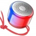 Портативная колонка Borofone BR28 (Bluetooth/FM/USB/5Bт) светящаяся красная#1866532
