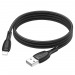 Кабель USB - Lightning Borofone BX86 "Advantage silicone" (2.4А, 100см) черный#1863033