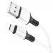 Кабель USB - Micro USB Borofone BX84 "Rise" (2.4А, 100см) белый#1863088