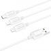 Кабель USB Multi 3в1 Lightning/micro USB/Type-C HOCO X74 (100 см, 2А) белый#1863051