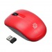Мышь Оклик 525MW черный/красный оптическая (1000dpi) беспроводная USB для ноутбука (3but) [14.04], шт#2132217