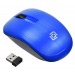 Мышь Оклик 525MW черный/синий оптическая (1000dpi) беспроводная USB для ноутбука (3but) [14.04], шт#1864179