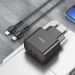Адаптер Сетевой с кабелем Hoco N29 Triumph PD 2*Type-C 35W (Type-C/Lightning) (black) (213934)#1864700