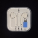 Наушники EarPods Lightning, hi-copy с микрофоном, цвет белый#2150930