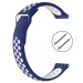 Силиконовый ремешок pin-and-tuck 20мм с отверстиями (сине-белый)#1885404