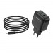 СЗУ BOROFONE BA46A Premium (1-QC3.0 /1-PD 18W) + Lightning кабель (черный)#1867339